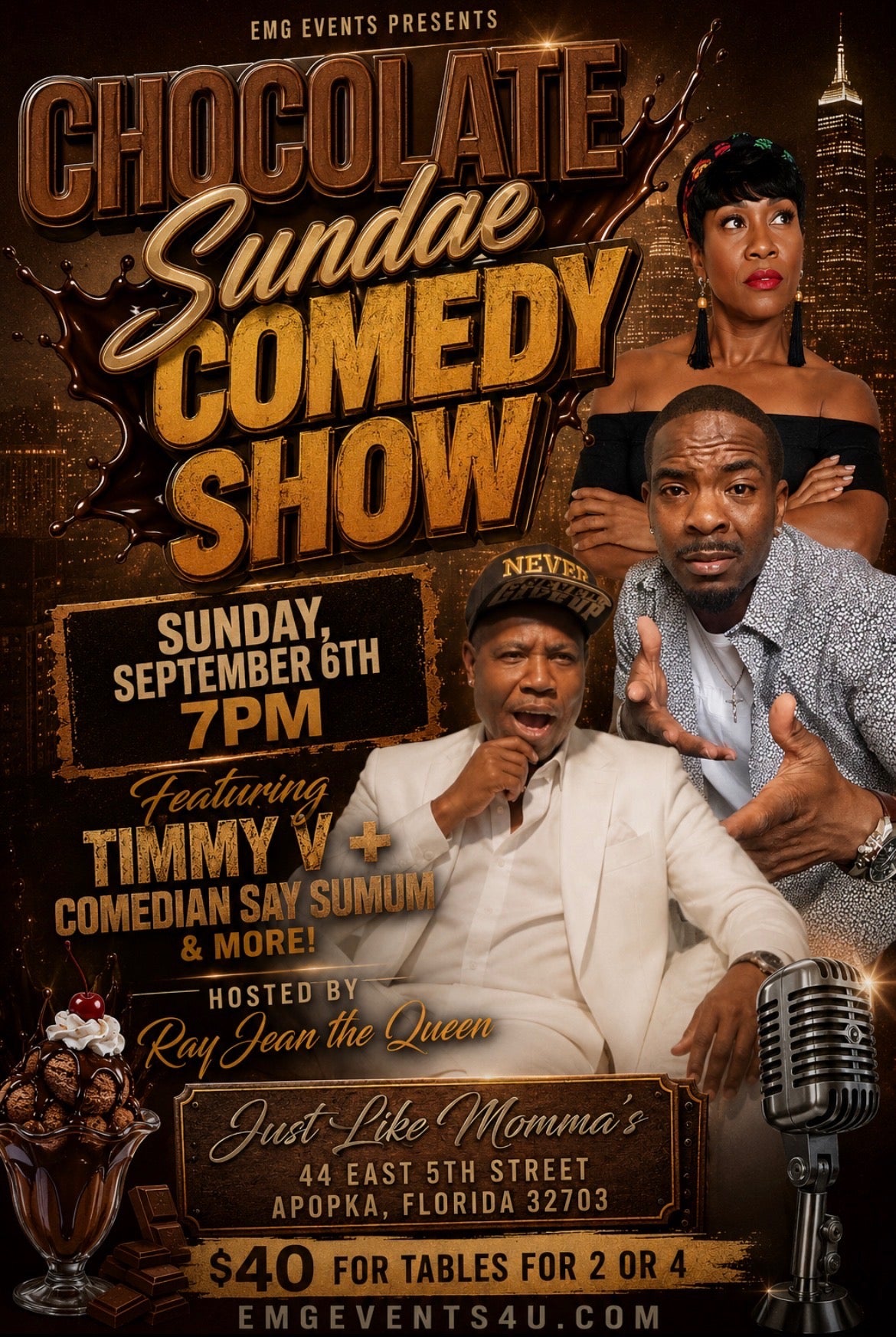 Chocolate Sundae • Comedy Show