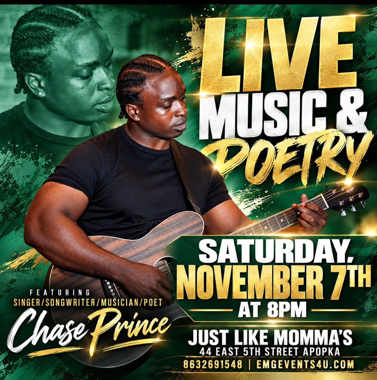 Live Music & Poetry sing a long edition